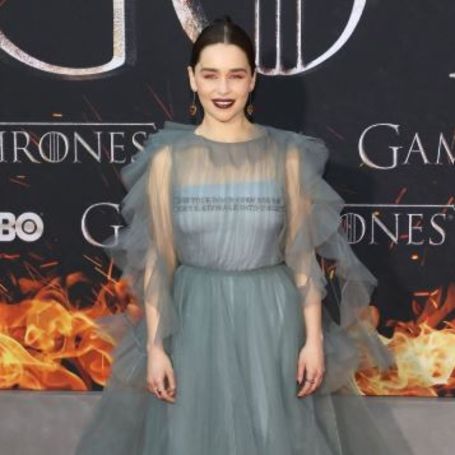 Emilia attending Game of Thrones Event